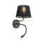 10081  MAJA BLACK KINKIET + G9