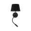10081  MAJA BLACK KINKIET + G9