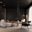 10116  PIANO BLACK GOLD LAMPA WISZACA 1