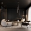 10117  PIANO BLACK GOLD LAMPA WISZACA 3
