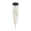 10118  PIANO BLACK GOLD LAMPA WISZACA 10