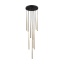 10118  PIANO BLACK GOLD LAMPA WISZACA 10