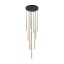 10118  PIANO BLACK GOLD LAMPA WISZACA 10