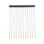 10119  PIANO BLACK GOLD LAMPA WISZACA 12