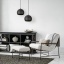 10167  ZOE BLACK LAMPA WISZACA 1 S