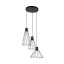 10187  MODESTO BLACK LAMPA WISZACA 3 KOŁO