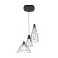 10187  MODESTO BLACK LAMPA WISZACA 3 KOŁO