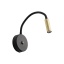 10201  LAGOS BLACK/GOLD KINKIET 1 USB