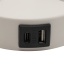 10204  MAJA WHITE KINKIET + USB