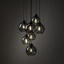 10207  CUBUS GRAPHITE LAMPA WISZĄCA 7 KOŁO