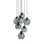 10207  CUBUS GRAPHITE LAMPA WISZĄCA 7 KOŁO