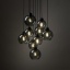 10208  CUBUS GRAPHITE LAMPA WISZĄCA 9 KOŁO