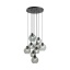 10208  CUBUS GRAPHITE LAMPA WISZĄCA 9 KOŁO