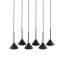 10306  CONO BLACK MINI LAMPA WISZACA 6