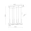 10306  CONO BLACK MINI LAMPA WISZACA 6