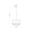 10902 TRIO MIX LAMPA WISZACA 1XE27  500