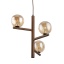 11095 ESTERA WOOD ORZECH AMBER LAMPA WISZACA 3XG9