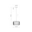 11460 HARMONY SABIA JUTA RIPPUVAD 1XE27