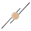 1369  JAVA BLACK WOOD KINKIET 2 PŁ