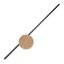 1441  JAVA II BLACK WOOD KINKIET 1 PŁ