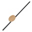 1441  JAVA II BLACK WOOD KINKIET 1 PŁ