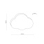 1533  CLOUD WHITE LAMPA SUFITOWA 4