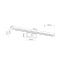 18002  GALLERY LED BLACK 20 W IP44