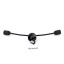 2721  HELIX BLACK KINKIET 2 PŁ