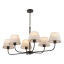 3999  CHICAGO LINEN LAMPA SUFITOWA 6 PŁ