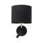 4234  RICHI BLACK/GOLD KINKIET 1xE27+1xG9