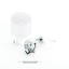 4236  RICHI WHITE /SILVER KINKIET 1xE27+1xG9
