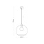 4292  CUBUS GRAPHITE LAMPA WISZACA 1 PŁ