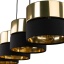4342  HILTON BLACK/GOLD LAMPA WISZĄCA 4 PŁ
