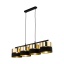 4342  HILTON BLACK/GOLD LAMPA WISZĄCA 4 PŁ