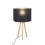 5293  TOKYO BLACK LAMPKA NOCNA 1 PŁ SOSNA POSTARZANA