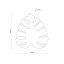 5719  MONSTERA BROWN KINKIET 3  G_9