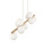 5906  ESTERA WOOD LAMPA WISZĄCA 9 PŁ