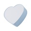 5924  HEART BLUE LAMPA SUFITOWA 2 PŁ