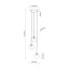 5942  NILOS BLACK / GOLD LAMPA WISZACA 3