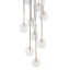 5944  NILOS BLACK / GOLD LAMPA WISZĄCA 10