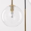 5944  NILOS BLACK / GOLD LAMPA WISZĄCA 10