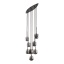 6148  ESTERA BLACK  LAMPA WISZĄCA 9