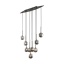 6148  ESTERA BLACK  LAMPA WISZĄCA 9