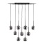 6148  ESTERA BLACK  LAMPA WISZĄCA 9