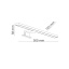 6353  LEITO BLACK 2w1 LED 10W 50cm