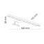 6354  LEITO BLACK 2w1 LED 10W 60cm