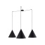 6629  CONO BLACK LAMPA WISZĄCA 3 L