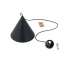 6630  CONO BLACK LAMPA WISZĄCA 1 M