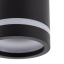 6918  JET BLACK DOWNLIGHT 1xGU10