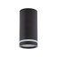 6918  JET BLACK DOWNLIGHT 1xGU10